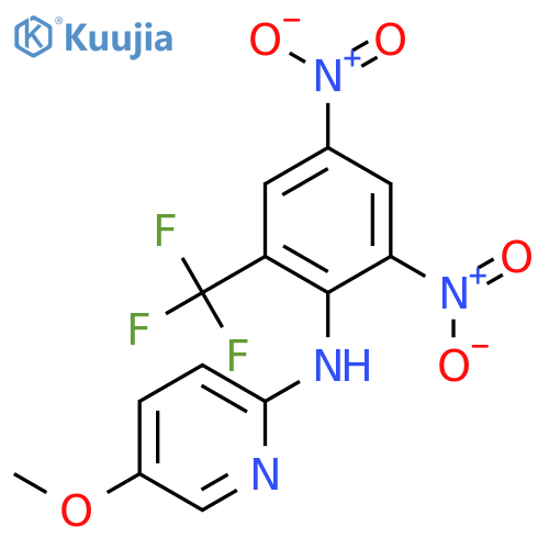 2-Pyridinamine, N-[2,4-dinitro-6-(trifluoromethyl)phenyl]-5-methoxy- structure