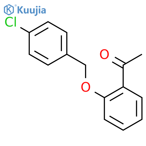 1-{2-(4-Chlorobenzyl)OxyPhenyl}-1-Ethanone structure