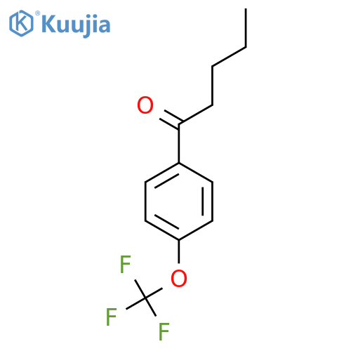 1-4-(Trifluoromethoxy)phenylpentan-1-one structure