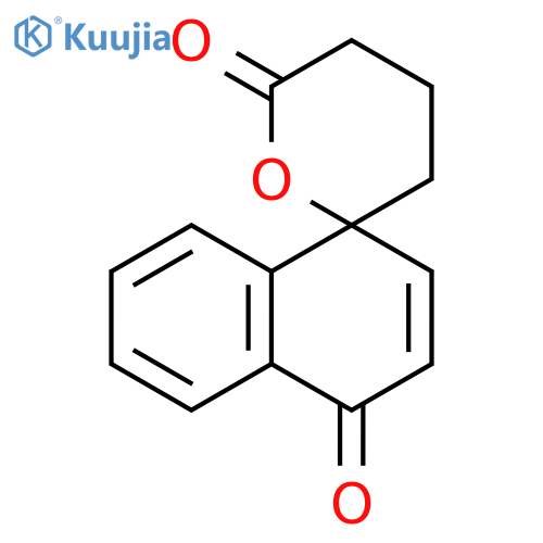 Spiro[naphthalene-1(4H),2'-[2H]pyran]-4,6'(3'H)-dione, 4',5'-dihydro- structure
