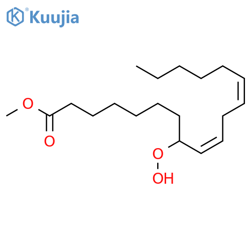 9,12-Octadecadienoic acid, 8-hydroperoxy-, methyl ester, (Z,Z)- structure