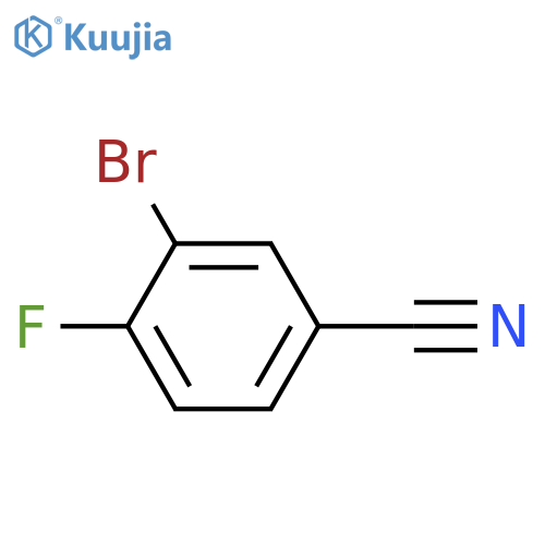 3-Bromo-4-fluorobenzonitrile structure