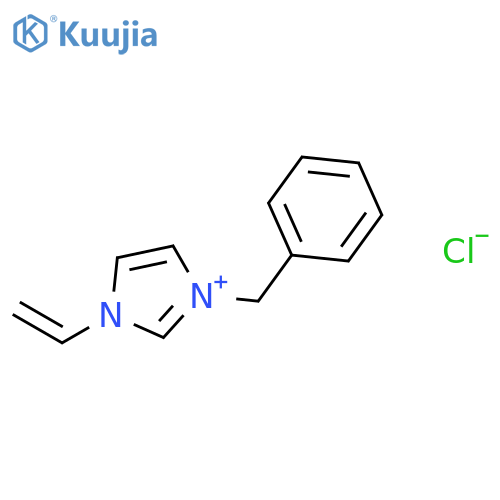 1-Benzyl-3-vinylimidazolium chloride structure