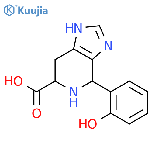 4-(2-Hydroxyphenyl)-4,5,6,7-tetrahydro-1H-imidazo4,5-cpyridine-6-carboxylic Acid structure