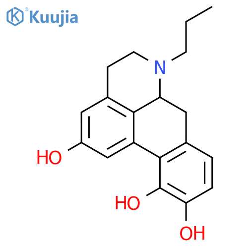 4H-Dibenzo[de,g]quinoline-2,10,11-triol,5,6,6a,7-tetrahydro-6-propyl-, hydrobromide (1:1), (6aR)- structure