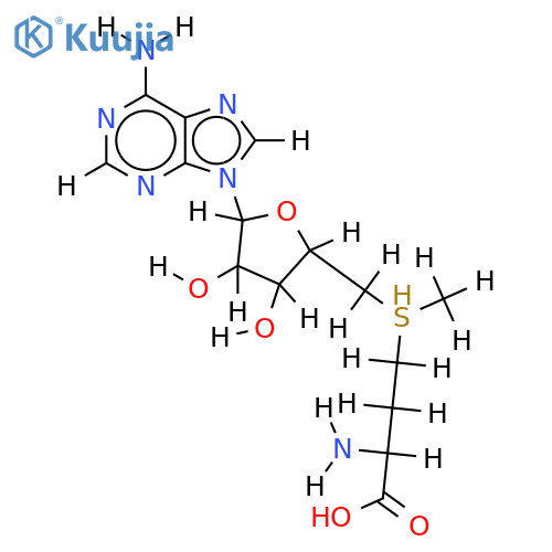 adenosin-5'-yl-((#S)-3-amino-3-carboxy-propyl)-methyl sulfonium-betaine structure