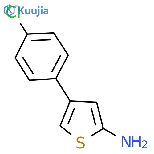 4-(4-chlorophenyl)thiophen-2-amine structure