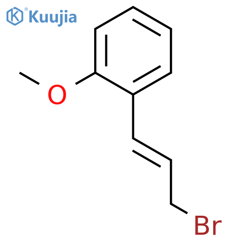 Benzene, 1-(3-bromo-1-propenyl)-2-methoxy- structure
