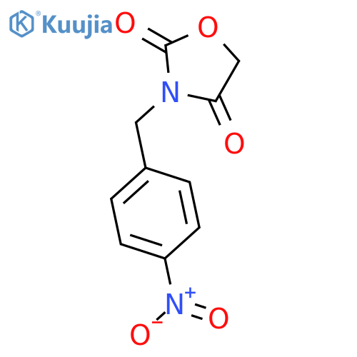 2,4-Oxazolidinedione, 3-[(4-nitrophenyl)methyl]- structure