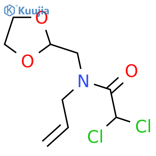 Acetamide, 2,2-dichloro-N-(1,3-dioxolan-2-ylmethyl)-N-2-propenyl- structure
