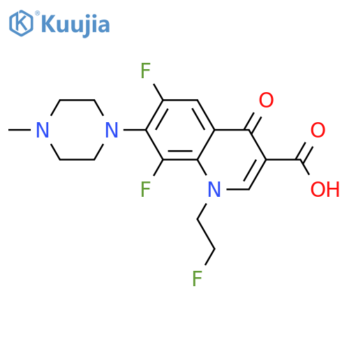 Fleroxacin structure