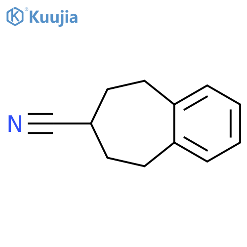 6,7,8,9-Tetrahydro-5h-benzocycloheptene-7-carbonitrile structure