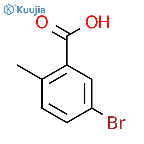 5-Bromo-2-methylbenzoic acid structure