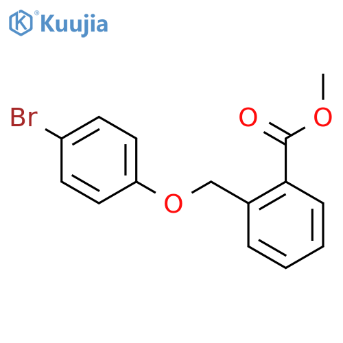 Methyl 2-((4-bromophenoxy)methyl)benzoate structure