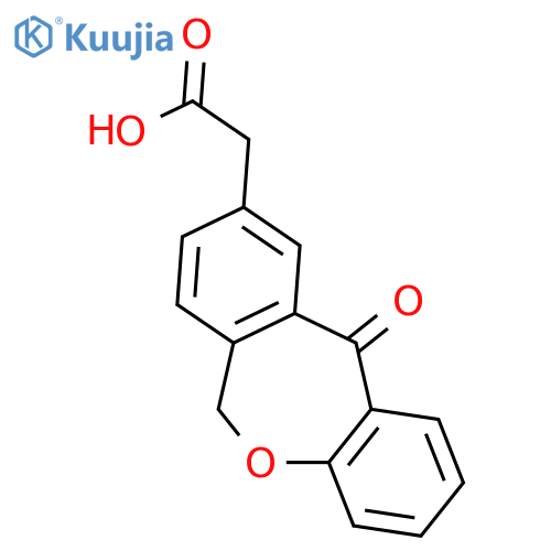 2-(11-Oxo-6,11-dihydrodibenzoB,Eoxepin-9-yl)acetic Acid structure