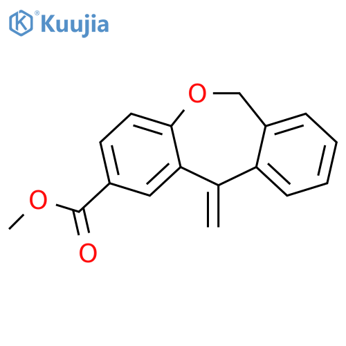 methyl 11-methylene-6,11-dihydrodibenzo[b,e]oxepine-2-carboxylate structure