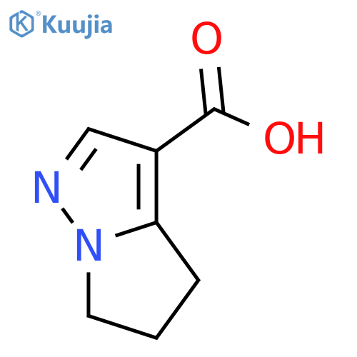 4H,5H,6H-pyrrolo[1,2-b]pyrazole-3-carboxylic acid structure