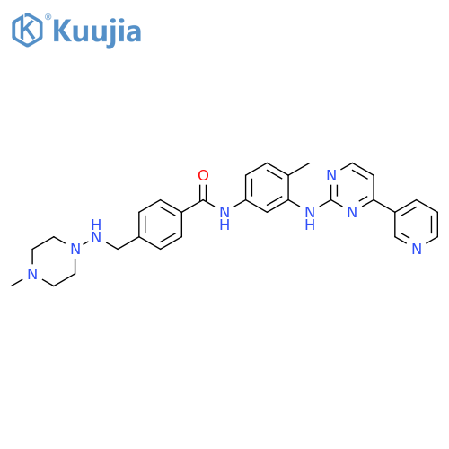 Benzamide,4-[[(4-methyl-1-piperazinyl)amino]methyl]-N-[4-methyl-3-[[4-(3-pyridinyl)-2-pyrimidinyl]amino]phenyl]- structure