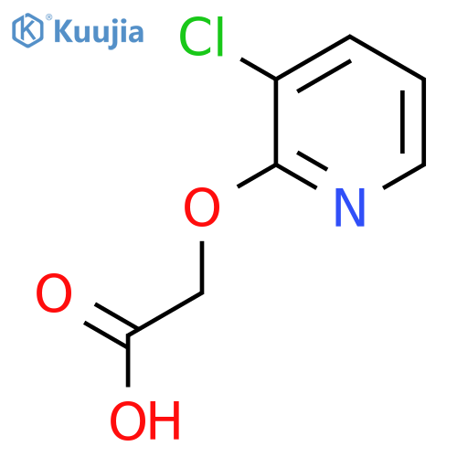 2-(3-chloropyridin-2-yl)oxyacetic acid structure