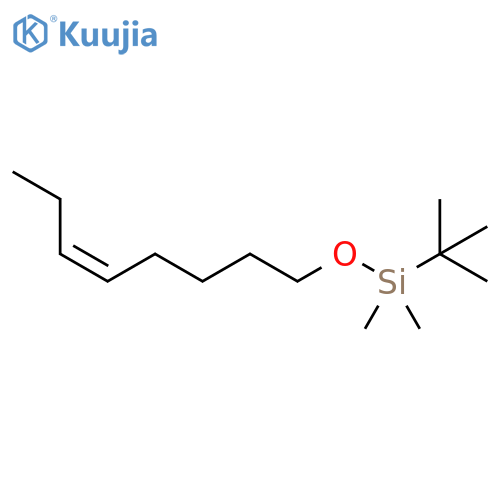 Silane, (1,1-dimethylethyl)dimethyl[(5Z)-5-octenyloxy]- structure