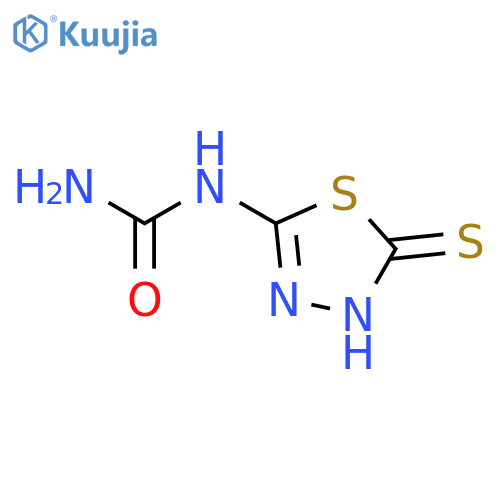 Urea, (4,5-dihydro-5-thioxo-1,3,4-thiadiazol-2-yl)- structure