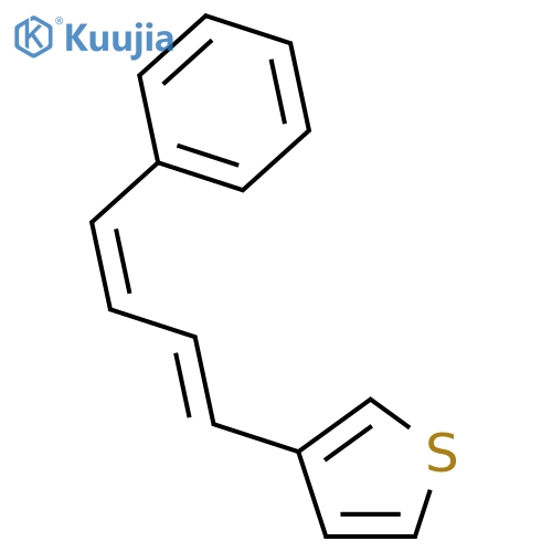 THIOPHENE, 3-[(1E,3Z)-4-PHENYL-1,3-BUTADIENYL]- structure