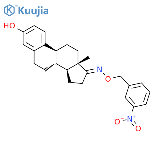 ESTRA-1,3,5(10)-TRIEN-17-ONE, 3-HYDROXY-, O-[(3-NITROPHENYL)METHYL]OXIME structure