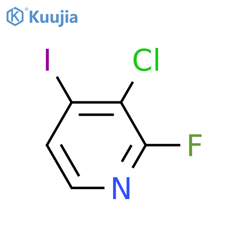 3-Chloro-2-fluoro-4-iodopyridine structure