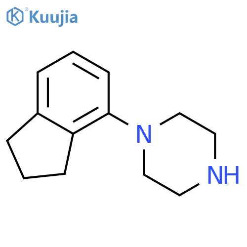 1-(2,3-Dihydro-1H-inden-4-yl)piperazine structure