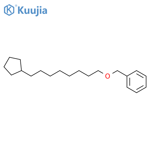 Benzene, [[(8-cyclopentyloctyl)oxy]methyl]- structure
