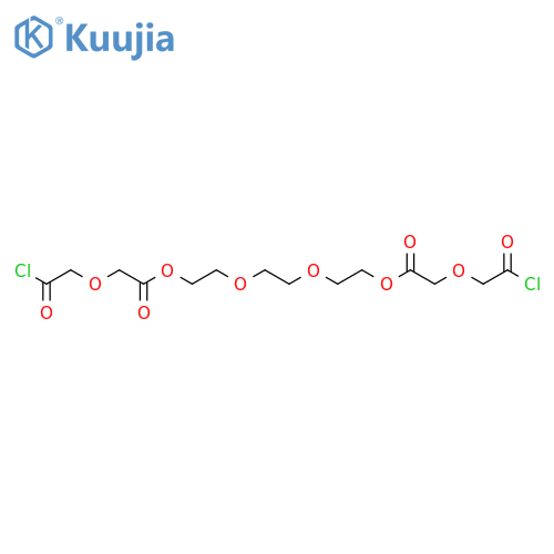 Acetic acid, (2-chloro-2-oxoethoxy)-, 1,2-ethanediylbis(oxy-2,1-ethanediyl) ester (9CI) structure