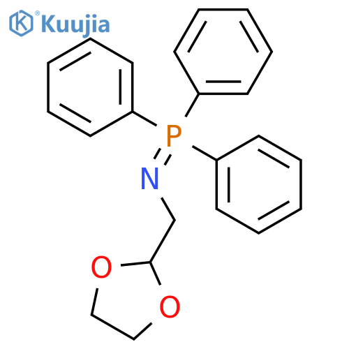 1,3-DIOXOLANE-2-METHANAMINE, N-(TRIPHENYLPHOSPHORANYLIDENE)- structure