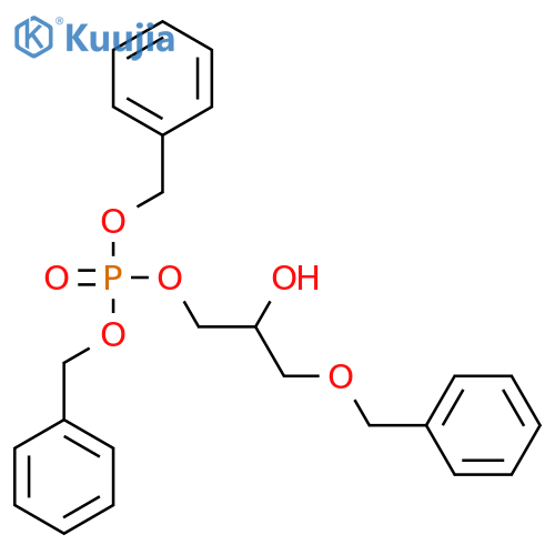 1-(Benzyloxy)-3-bis(benzyloxy)phosphoryloxypropan-2-ol structure