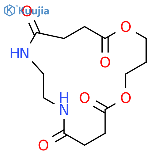 1,5-Dioxa-10,13-diazacycloheptadecane-6,9,14,17-tetrone structure