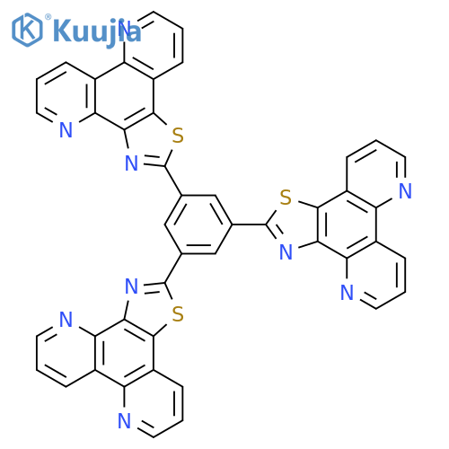 THIAZOLO[5,4-F][1,7]PHENANTHROLINE, 2,2',2''-(1,3,5-BENZENETRIYL)TRIS- structure