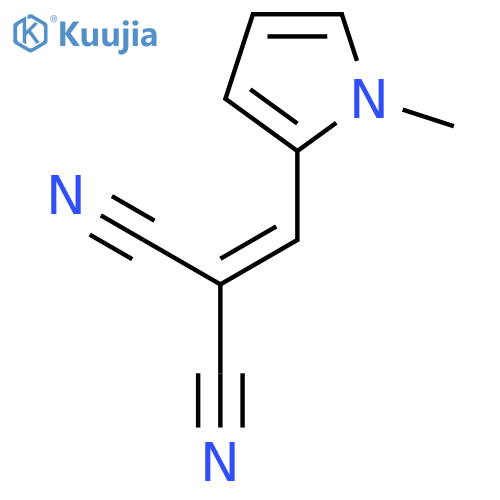 [(1-methyl-1H-pyrrol-2-yl)methylidene]propanedinitrile structure