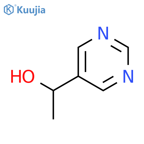 1-(pyrimidin-5-yl)ethan-1-ol structure