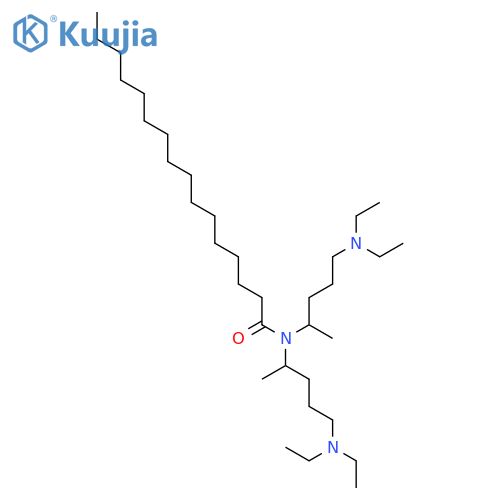 Hexadecanamide, N,N-bis[4-(diethylamino)-1-methylbutyl]- structure