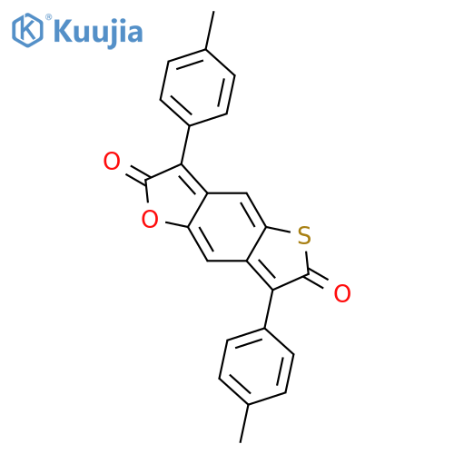 Thieno[2,3-f]benzofuran-2,6-dione, 3,7-bis(4-methylphenyl)- structure