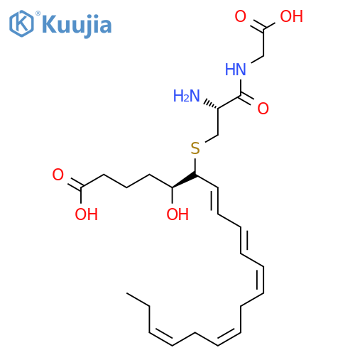 Glycine,S-[(1R,2E,4E,6Z,9Z,12Z)-1-[(1S)-4-carboxy-1-hydroxybutyl]-2,4,6,9,12-pentadecapentaenyl]-L-cysteinyl-(9CI) structure