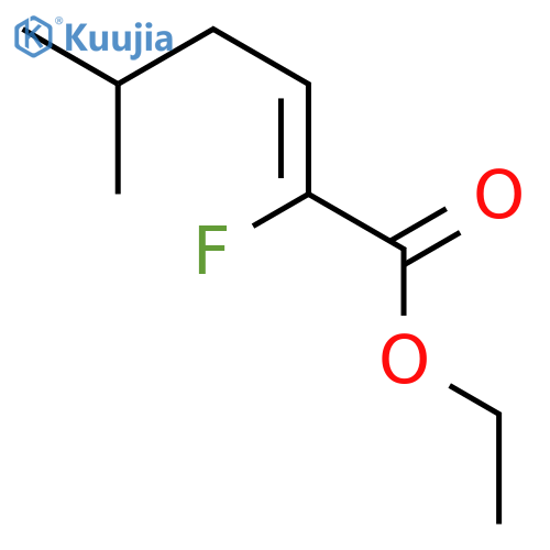 2-Hexenoic acid, 2-fluoro-5-methyl-, ethyl ester, (2Z)- structure