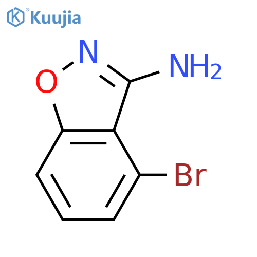 4-BromobenzoDisoxazol-3-amine structure