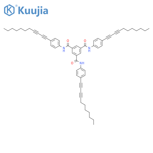 1,3,5-Benzenetricarboxamide, N,N',N''-tris[4-(1,3-undecadiynyl)phenyl]- structure
