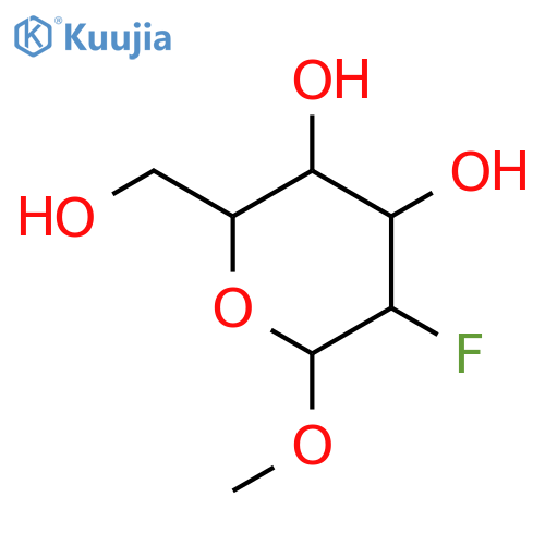 b-D-Galactopyranoside, methyl2-deoxy-2-fluoro- structure