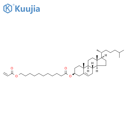Cholest-5-en-3-ol (3β)-, 11-[(1-oxo-2-propen-1-yl)oxy]undecanoate, homopolymer structure