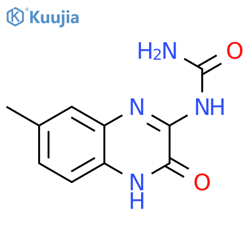 Urea,N-(3,4-dihydro-7-methyl-3-oxo-2-quinoxalinyl)- structure