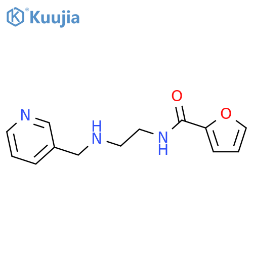 Furan-2-carboxylic acid {2-[(pyridin-3-ylmethyl)-amino]-ethyl}-amide structure