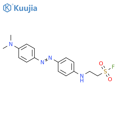 Ethanesulfonyl fluoride,2-[[4-[[4-(dimethylamino)phenyl]azo]phenyl]amino]- structure