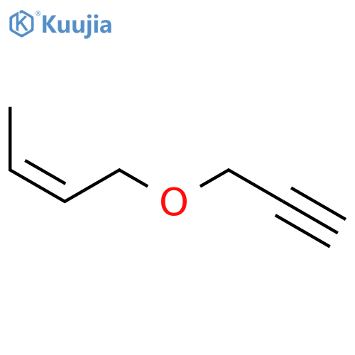 2-Butene, 1-(2-propynyloxy)-, (Z)- structure