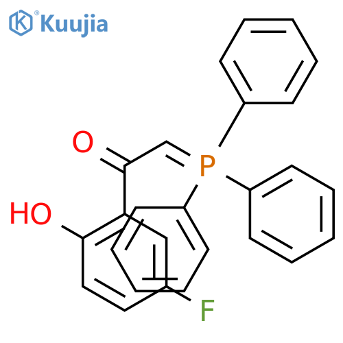 1-(5-Fluoro-2-hydroxyphenyl)-2-(triphenylphosphoranylidene)ethanone structure